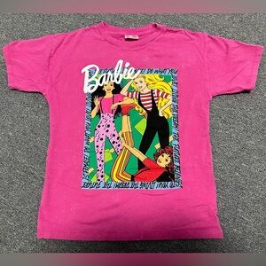 Cotton On Barbie Graphic Tee in Bright Pink